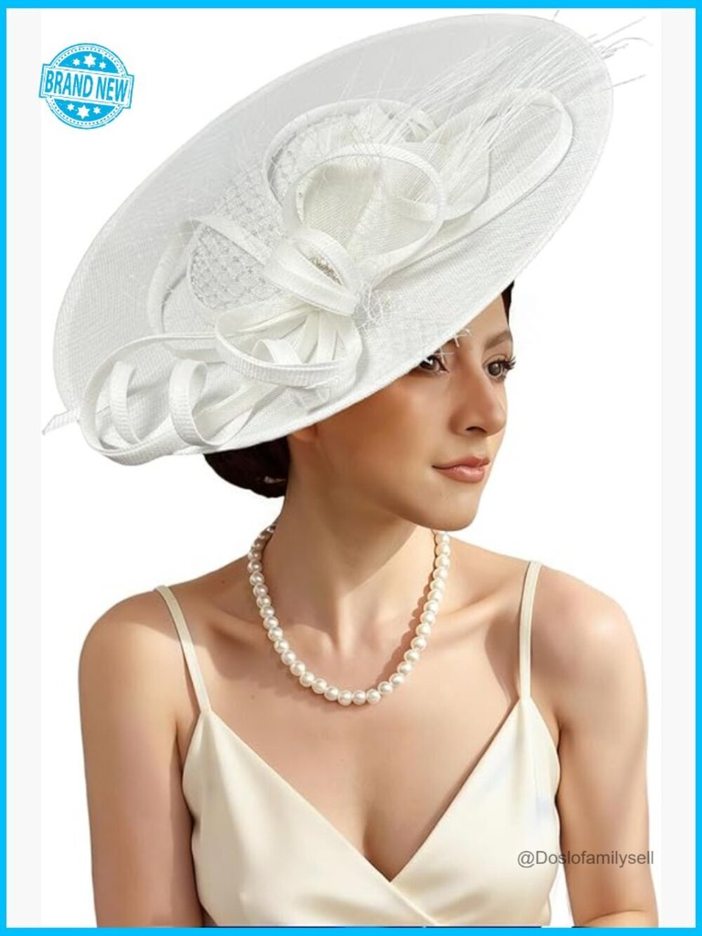 Elegant Flower Mesh Feathers Fascinator Hat Wedding Cocktail Derby Tea Party